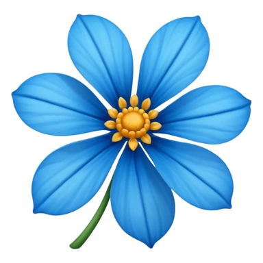 Flor azul en base a esta 🌸 sticker
