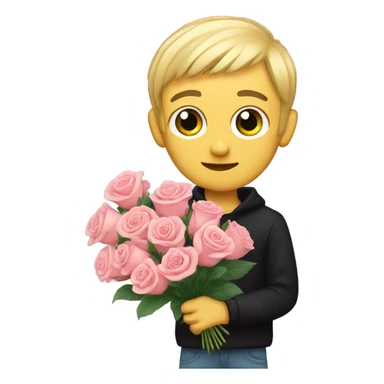 Lil peep holding roses sticker