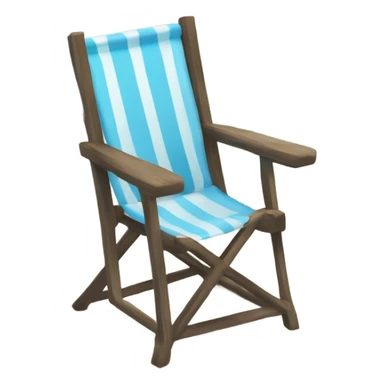 simbolo de conecção de rede sentado em uma cadeira de praia tomando suco de férias sticker