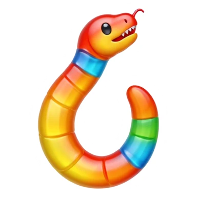 lombriz de gomita sticker