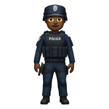 Police swat commander sticker