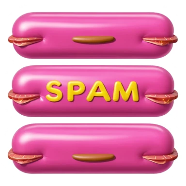  SPAM meat jeff koons style inflatable sculpture  sticker