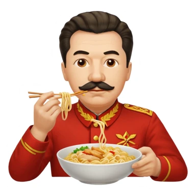 Stalin ăn mì gà sticker