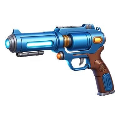 Star-Lord's quad blaster gun glowing sticker
