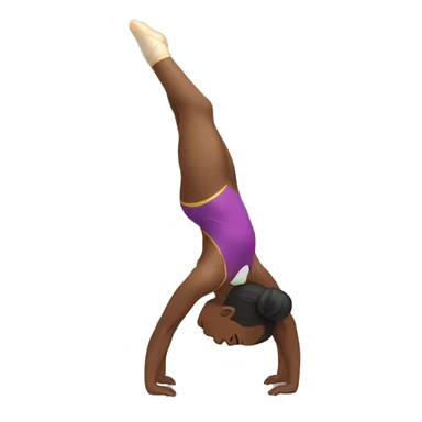 gymnast bend over backwards sticker