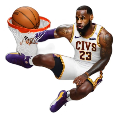 Lebron-james-dunk sticker