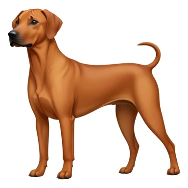 Happy Rhodesian ridgeback Dog sticker