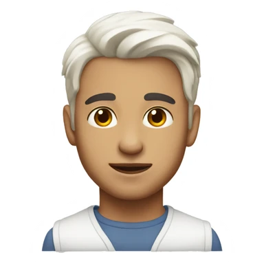 Generate emoji of kishan with white skin tone sticker