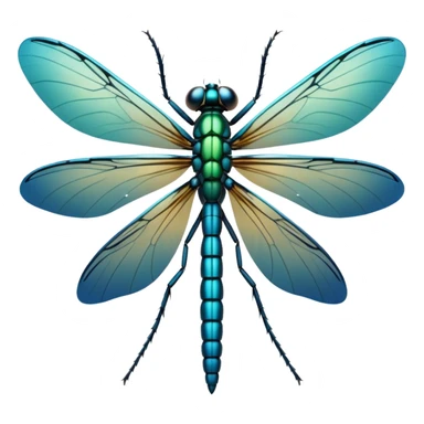 cybernetic dragonfly sticker