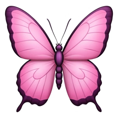 Borboleta rosa sticker