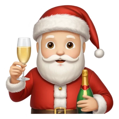Santa Claus New Year 2026 sticker