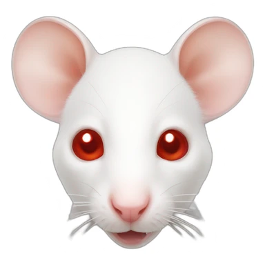 Albino rat red eyes sticker