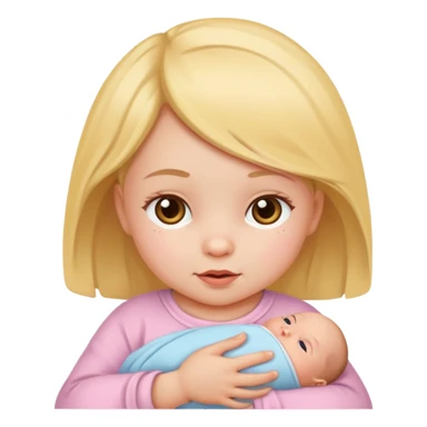 newborn baby girl sticker