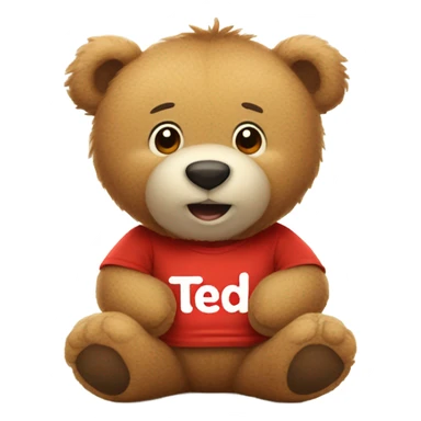 TED the bear sticker