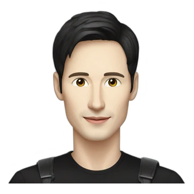 Pavel Durov and python sticker