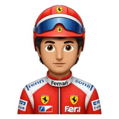 carlos sainz ferrari sticker