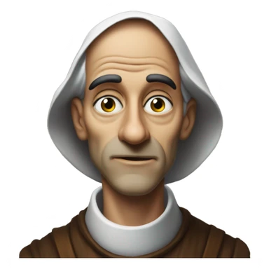 Assisi.  in Uncle Scrooge style, oil paint, mysterious eyes, intricate lips, masterpiece portrait, beautiful, desirable, logical sticker