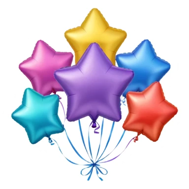 Star balloons sticker