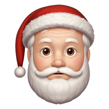 Cinematic Realistic Portrait, depicted with lifelike skin texture Santa Claus sticker