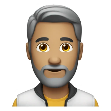 a man with a car sticker