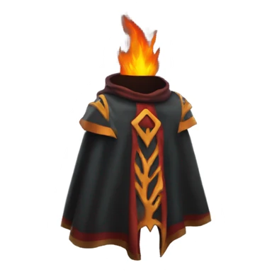 RuneScape fire cape sticker