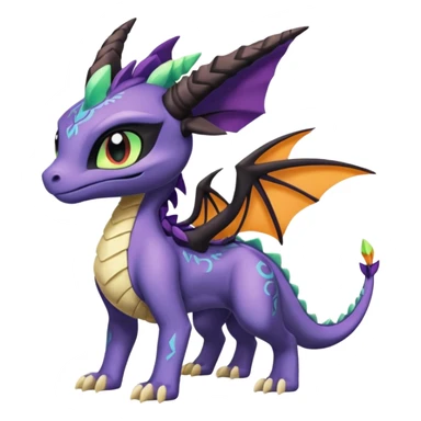 Meloetta-Raikou-Spyro-Toothless-Stitch-Fakémon-creature-hybrid sticker