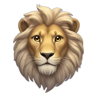 lion astral sticker