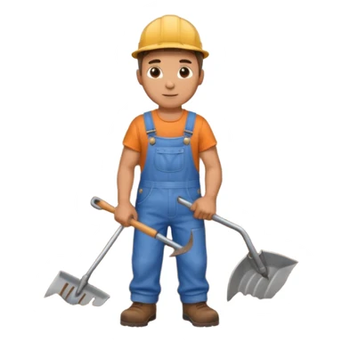 man plowing a field sticker