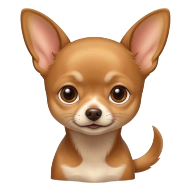 Chihuahua color café sticker