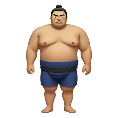 sumo wrestler sticker