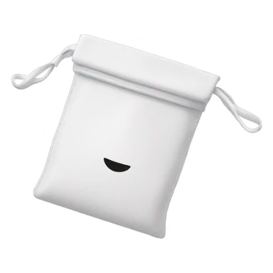 White pouch saying zyn on it sticker