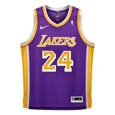 los angeles lakers jersey sticker