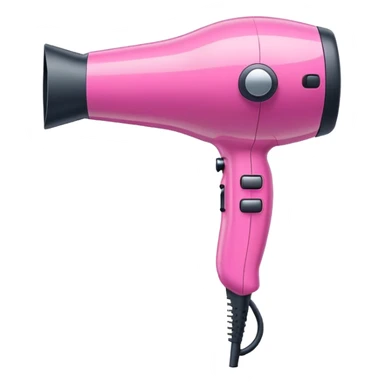 pink hairdryer sticker