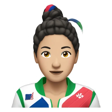 aya nakamure during olympics games sticker