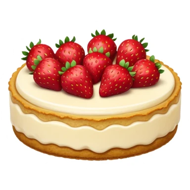 Strawberry cheesecake sticker