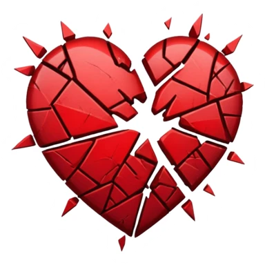 coeur brisé sticker