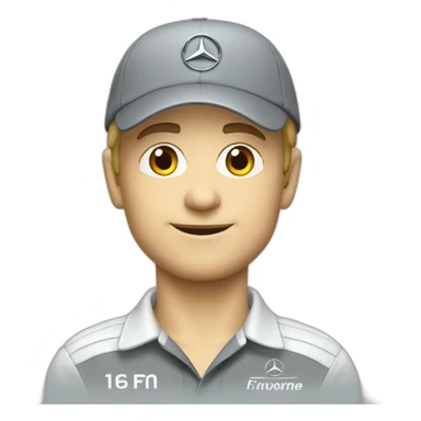 Mercedes F1 sticker