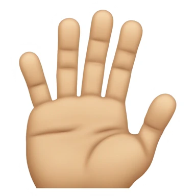 have a hand making a w with all five fingers putting it down sticker