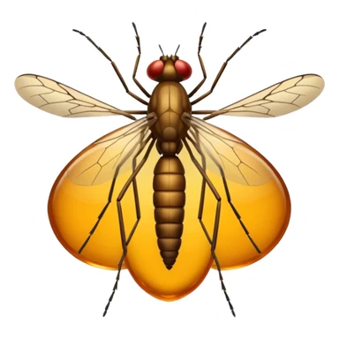 Amber Mosquito sticker