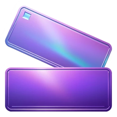 Purple beautiful holographic Concert ticket sticker