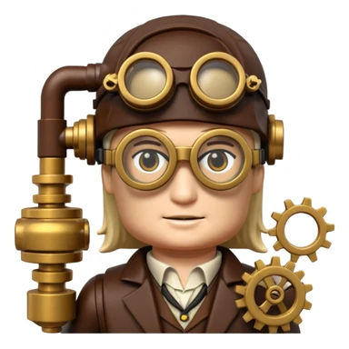 Steampunk Inventor lego sticker