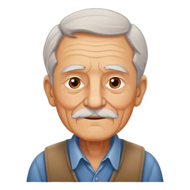 Old man 60 years working by Nordkurier  sticker