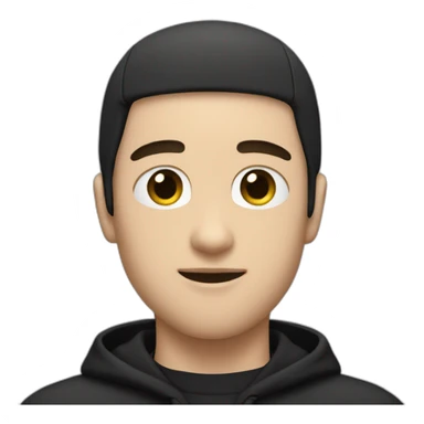 white male with black hair, with a hat wearing a tracksuit holdin black cat like a baby in arms sticker