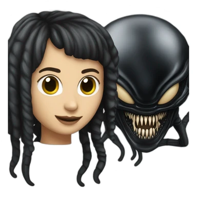 rebecca black xenomorph sticker