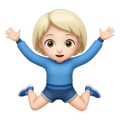 Binding of Isaac jumping cute sticker