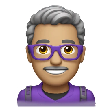 Une super héro du marketing digital habillé en violet sticker