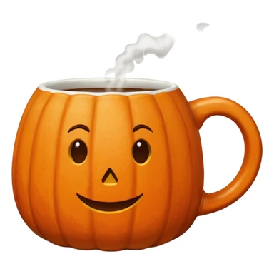 Pumpkin spice coffee Mug sticker