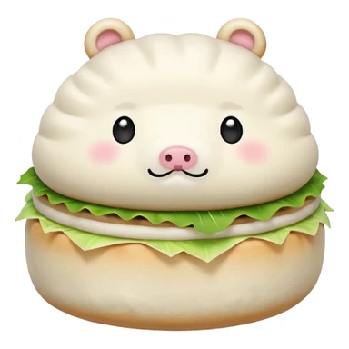 one pork bun sticker