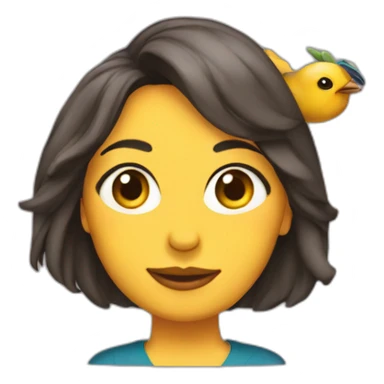 Mónica geller with turckey on head sticker