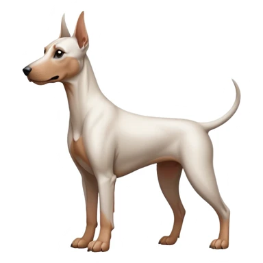 white doberman Y3 sticker